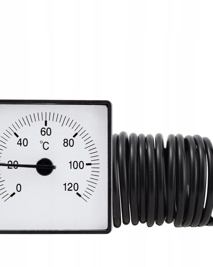 Analoginis diskinis termometras su zondu 0-120°C TPM03K