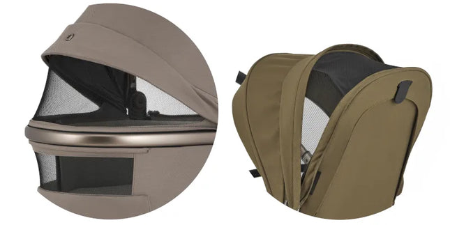 ANEX FLO 2-in-1 vežimėlis su adapteriais | Browny 2026 m. kolekcija