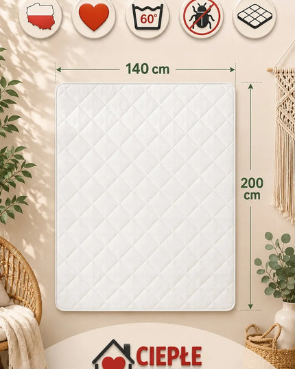 Antialerginė antklodė 140x200 visų sezonų 300g | Mikropluošto lenkiška medicininė