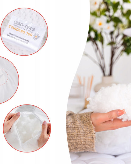 Antialerginis visų sezonų patalynės komplektas 200x220 su 2 pagalvėmis 70x80 SOFTIMI – lengva, švelni, kvėpuojanti antialerginė antklodė ir pagalvės, tinkamos visiems metų laikams