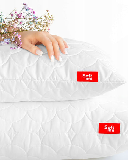 Antialerginis visų sezonų patalynės komplektas 200x220 su 2 pagalvėmis 70x80 SOFTIMI – lengva, švelni, kvėpuojanti antialerginė antklodė ir pagalvės, tinkamos visiems metų laikams