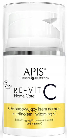 Apis Re-Vit C Home Care atkuriamasis naktinis kremas su retinoliu ir vitaminu C 50 ml