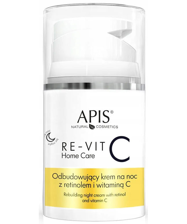 Apis Re-Vit C Home Care atkuriamasis naktinis kremas su retinoliu ir vitaminu C 50 ml