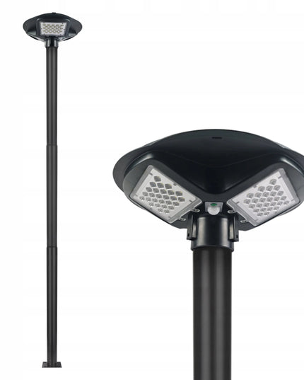 Apšvietimo stulpas 3m-5m su 200W saulės LED gatvių lempa