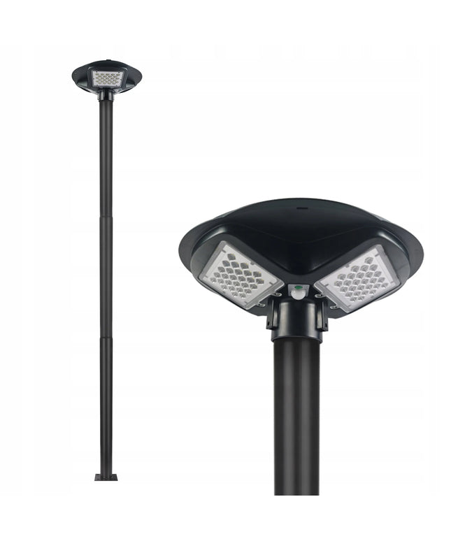 Apšvietimo stulpas 3m-5m su 200W saulės LED gatvių lempa