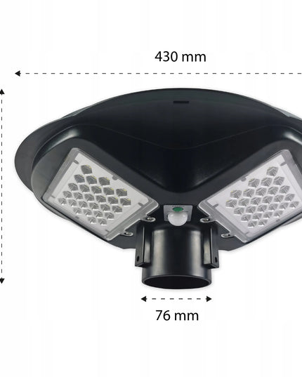 Apšvietimo stulpas 3m-5m su 200W saulės LED gatvių lempa