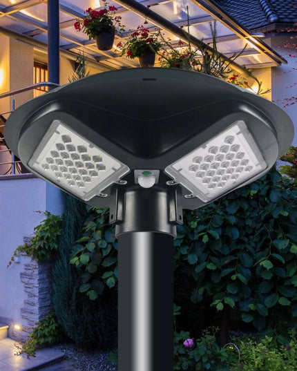 Apšvietimo stulpas 3m-5m su 200W saulės LED gatvių lempa