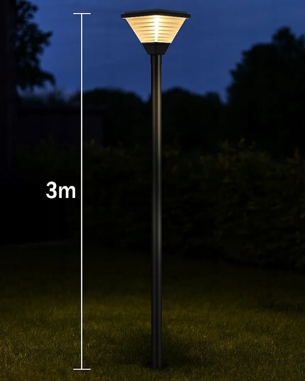 Apšvietimo stulpas kelio mastas 3M GATVĖS ŠVIESTUVAS Žibintas Ø76mm 15x15 cm