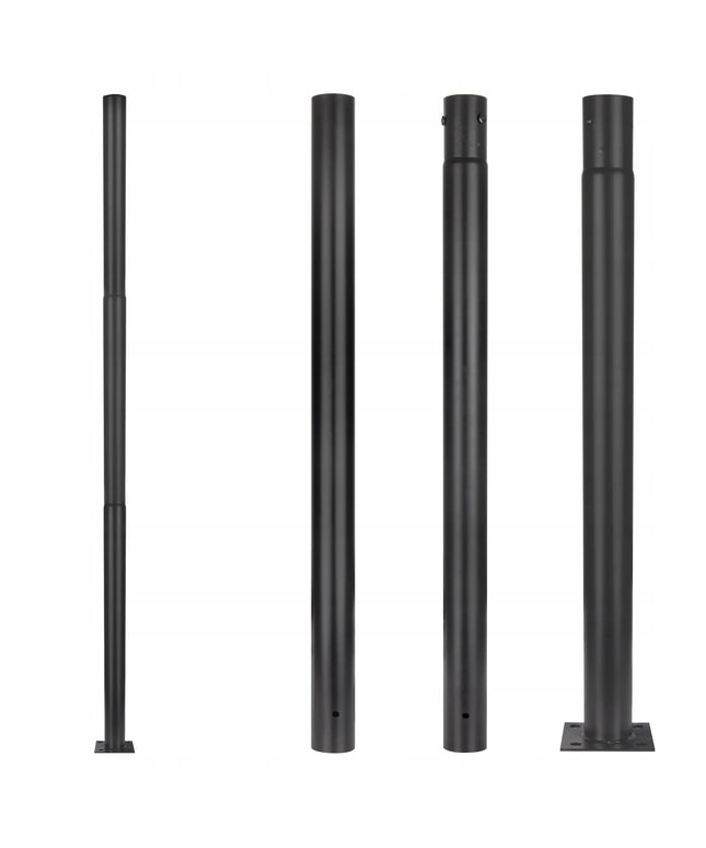 Apšvietimo stulpas kelio mastas 3M GATVĖS ŠVIESTUVAS Žibintas Ø76mm 15x15 cm