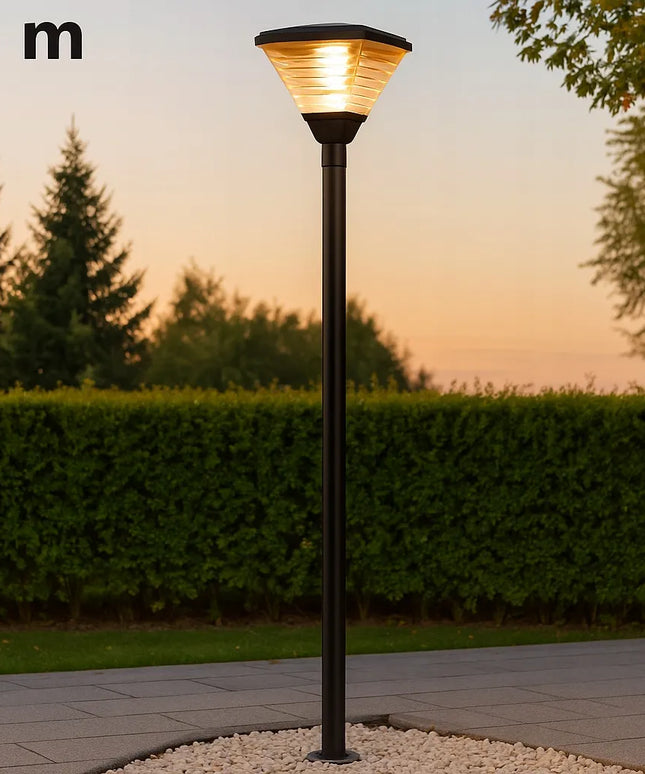 Apšvietimo stulpas kelio mastas 3M GATVĖS ŠVIESTUVAS Žibintas Ø76mm 15x15 cm