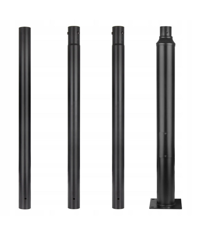 Apšvietimo stulpas Ø76mm 20x20 cm gatvės stiebas 4M GATVĖS ŠVIESTUVO REVIZIJA