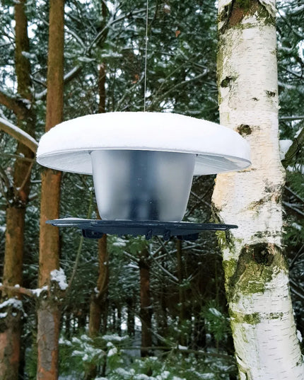 Apvali paukščių lesykla Birdyfeed – namelis žiemai