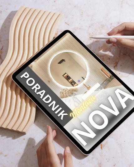 Apvalus vonios veidrodis su LED apšvietimu 80 cm, jutikliniu valdymu, nuo rasojimo apsaugos funkcija ir 3 šviesos spalvomis