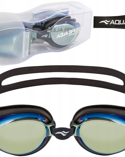 AQUA SPEED plaukimo akiniai suaugusiesiems su Anti-Fog ir UV apsauga