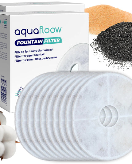 AquaFloow filtrų rinkinys Catit girdykloms-fontanams, 10 vnt.