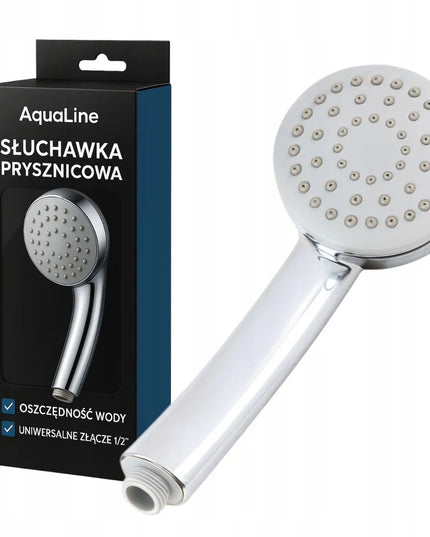 AquaLine dušo galvutė, chromuota, universali, taupanti vandenį 1/2"