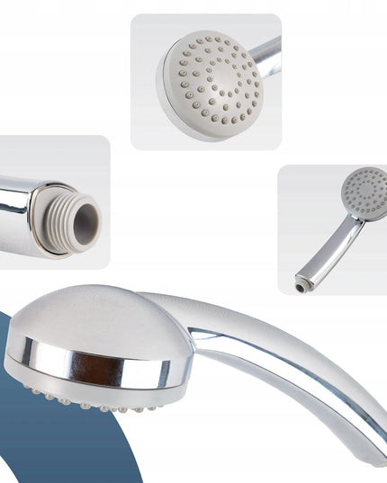 AquaLine dušo galvutė, chromuota, universali, taupanti vandenį 1/2"