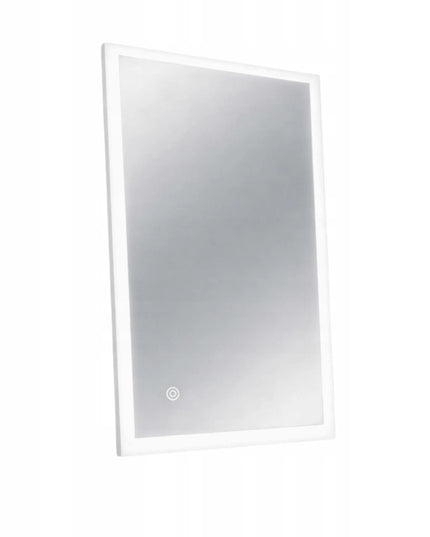 AQUAUNO voninis LED veidrodis 60 x 80 cm su apšvietimu, jutikliniu valdymu ir rasojimo funkcija