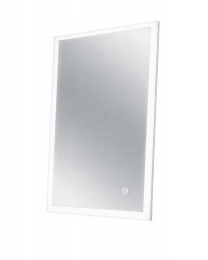 AQUAUNO voninis LED veidrodis 60 x 80 cm su apšvietimu, jutikliniu valdymu ir rasojimo funkcija