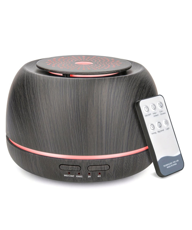 Aromaterapinis eterinių aliejų difuzorius 300 ml su LED apšvietimu ir USB