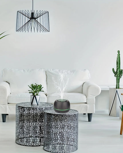 Aromaterapinis eterinių aliejų difuzorius 300 ml su LED apšvietimu ir USB