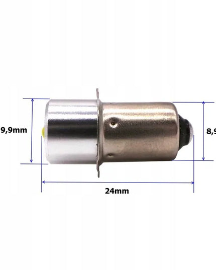 ART 810 LED lemputė PX13.5, P13 3-6V žibintuvėliams