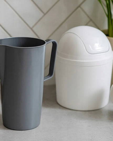 ARTGOS Mini šiukšliadėžė voniai ir darbo stalui, 1.6 l, balta