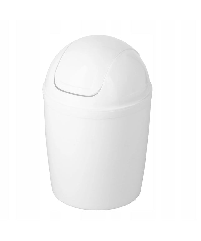 ARTGOS Mini šiukšliadėžė voniai ir darbo stalui, 1.6 l, balta