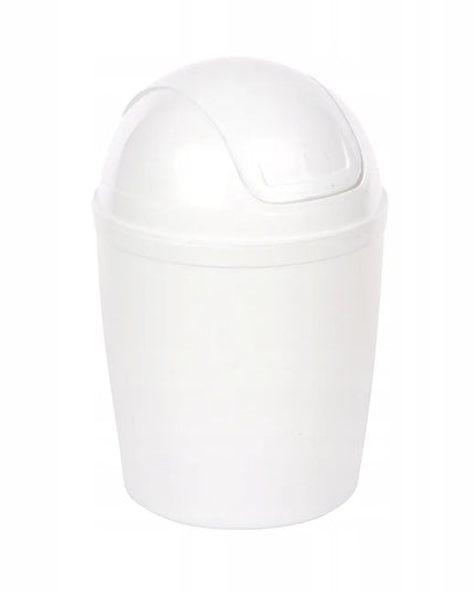 ARTGOS Mini šiukšliadėžė voniai ir darbo stalui, 1.6 l, balta
