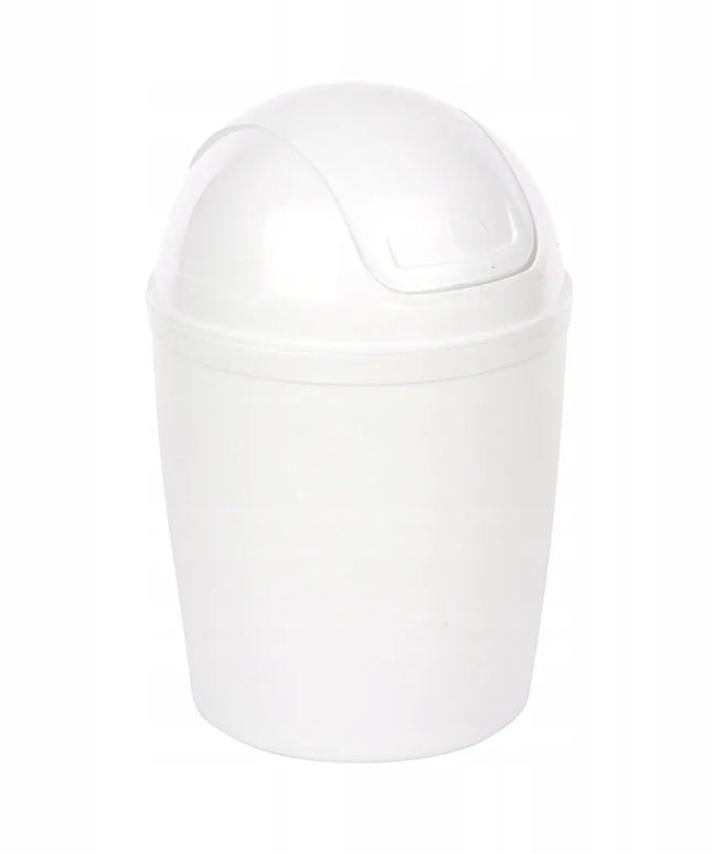 ARTGOS Mini šiukšliadėžė voniai ir darbo stalui, 1.6 l, balta