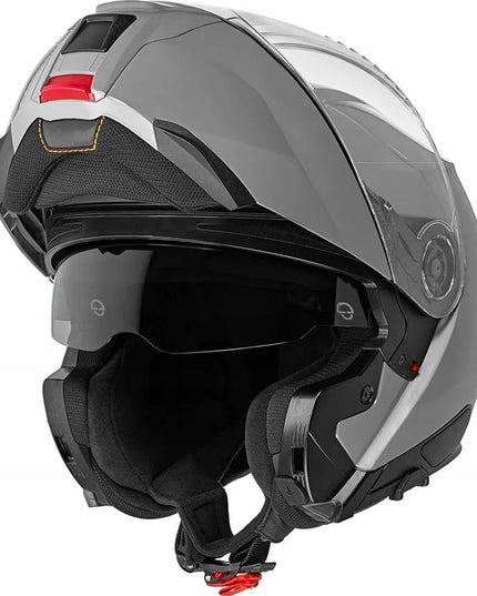 Atverčiamas modulinis motociklininko šalmas SCHUBERTH C5 CONCRETE GREY