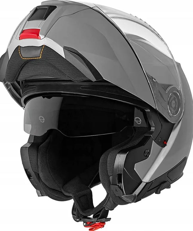 Atverčiamas modulinis motociklininko šalmas SCHUBERTH C5 CONCRETE GREY