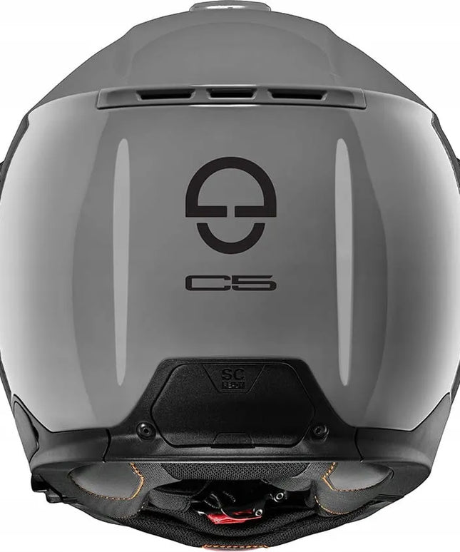 Atverčiamas modulinis motociklininko šalmas SCHUBERTH C5 CONCRETE GREY