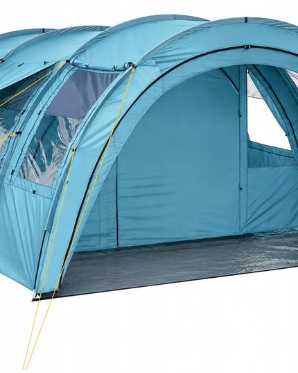 Aukšta didelė palapinė 16m² Vibra Camping Verona XL 4 vietų 5000mm su „Sleep Well“ technologija