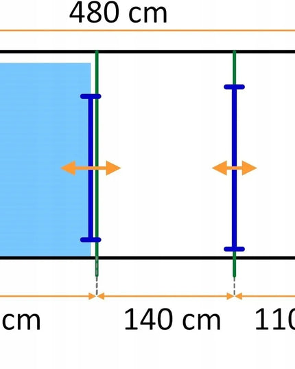 Aukšta didelė palapinė 16m² Vibra Camping Verona XL 4 vietų 5000mm su „Sleep Well“ technologija