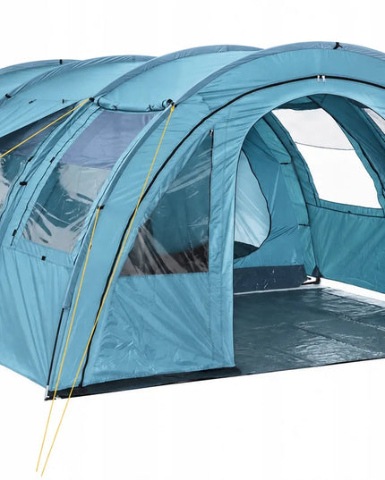 Aukšta didelė palapinė 16m² Vibra Camping Verona XL 4 vietų 5000mm su „Sleep Well“ technologija
