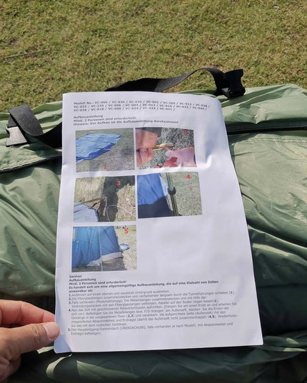 Aukšta didelė palapinė 16m² Vibra Camping Verona XL 4 vietų 5000mm su „Sleep Well“ technologija