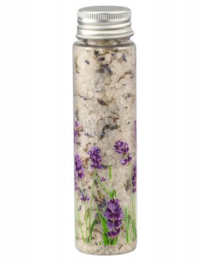 AURORA dovanų rinkinys krepšelyje: dušo želė, kūno dulksna ir vonios druska Lavender