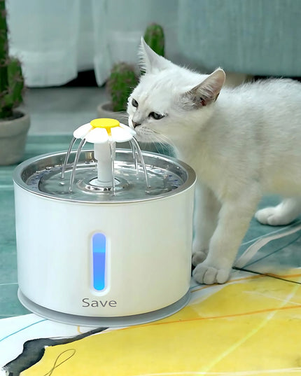 Automatinė gertuvė-fontanas katėms ir šunims su filtru, tyli