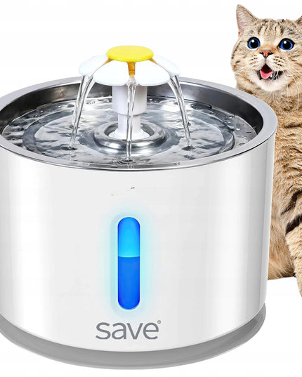 Automatinė gertuvė-fontanas katėms ir šunims su filtru, tyli
