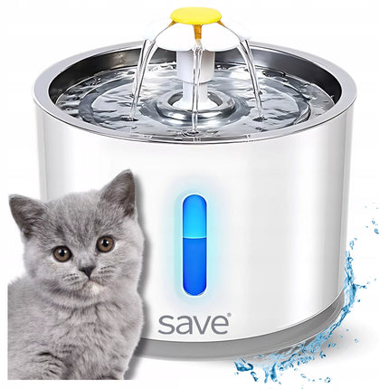 Automatinė girdykla-fontanas katėms ir šunims su filtru