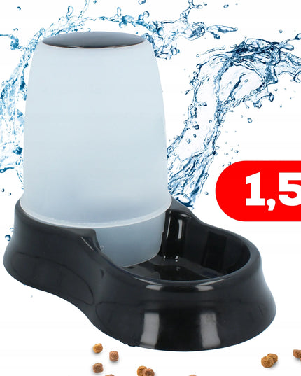 Automatinė girdykla ir šėrykla katėms bei šunims, 1,5 l
