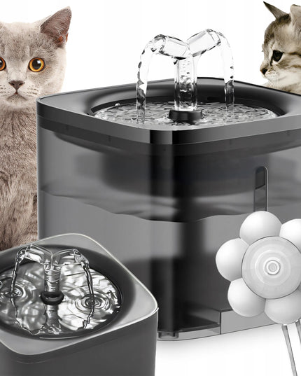 Automatinė girdykla katėms ir šunims su fontanu, jutikliu ir filtru