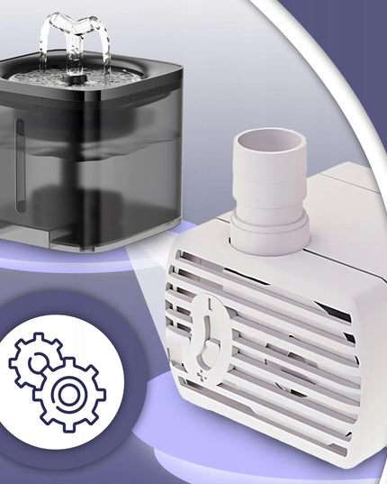 Automatinė girdykla katėms ir šunims su fontanu, jutikliu ir filtru