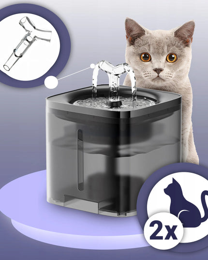Automatinė girdykla katėms ir šunims su fontanu, jutikliu ir filtru