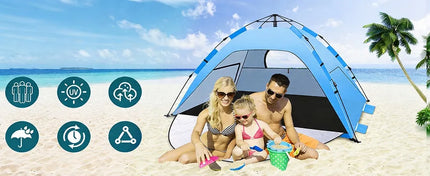Automatinė palapinė „camp tent“ 4 asmenims, skirta poilsiui ir turizmui, žalia