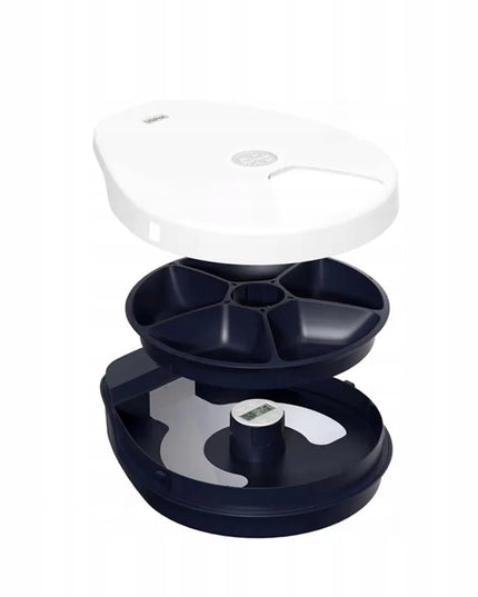 Automatinė šėrykla katėms ir šunims UBPet su vėsinimo funkcija, 5x330 ml