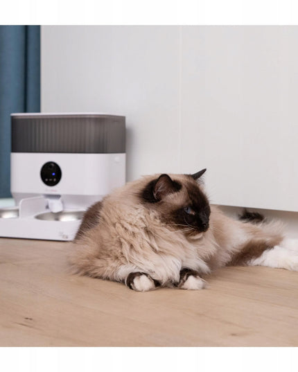 Automatinė šėrykla KittyTech MeowMeal Duo, Wi-Fi Tuya, dviguba