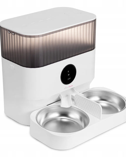 Automatinė šėrykla KittyTech MeowMeal Duo, Wi-Fi Tuya, dviguba