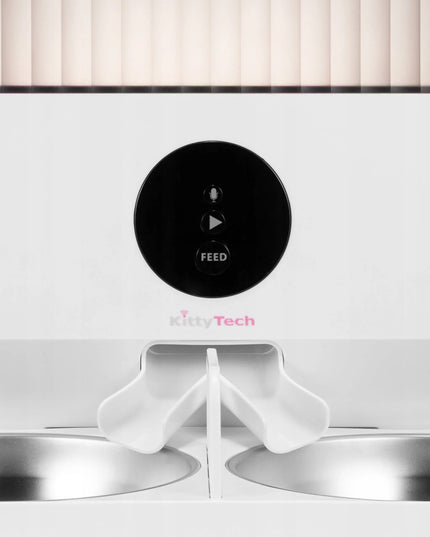 Automatinė šėrykla KittyTech MeowMeal Duo, Wi-Fi Tuya, dviguba